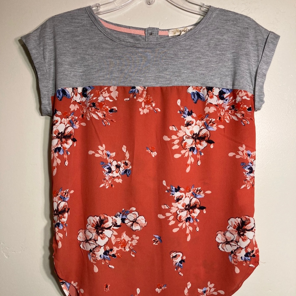 Coral Floral Tee from JC Penney!